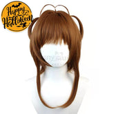 【In Stock】Anime Cardcaptor Sakura Cosplay Kinomoto Battle Suit Wig Wigs